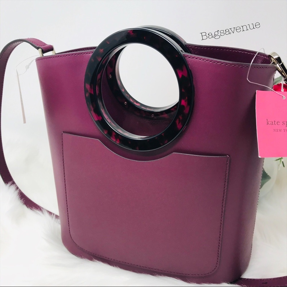 Betty suede medium tote kate spade orchid purple - Picture 5 of 8